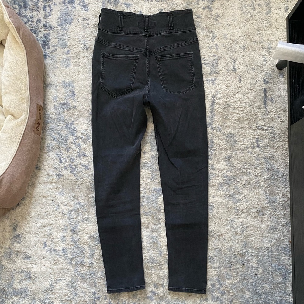 We the free black skinny jeans